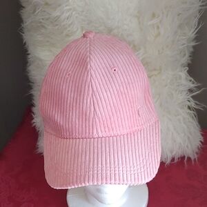 NWT ZYIA DUSTY ROSE CORDUROY BASEBALL CAP